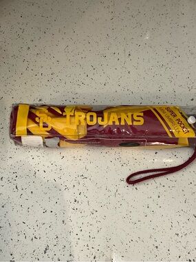 USC Trojans Maroon & Gold Compact Umbrella 42 inch Arch